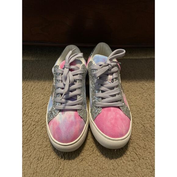 Hey Girl by Corkys Women’s Shoe Size 6 tie dye supernova sneakers - Picture 3 of 8